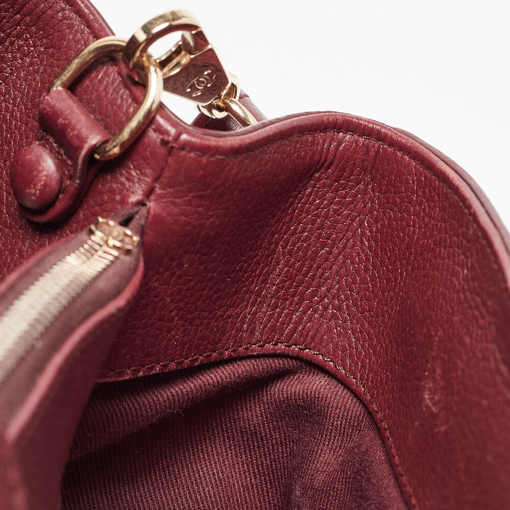 Chanel Burgundy Leather Small Neo #127497C28B - Picture 10 of 10